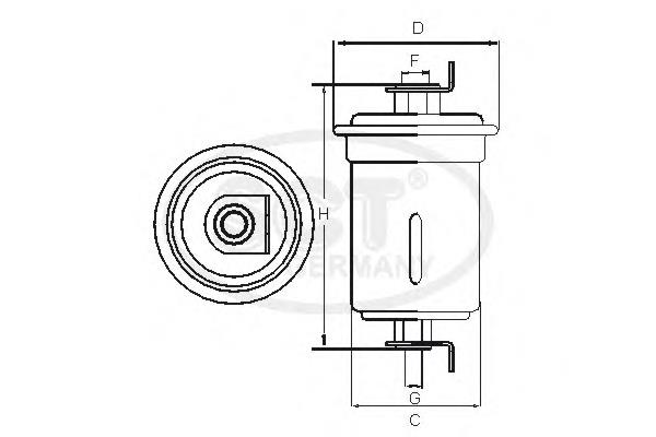 ST784 SCT filtr paliwa