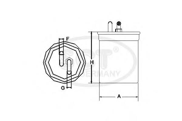 Filtr paliwa Ford 1135482