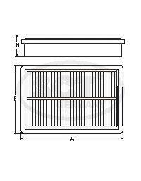 96536696K General Motors Filtr powietrza