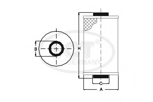 SH4793P SCT filtr oleju