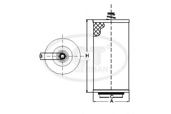 Filtr oleju 4021800009 Mercedes