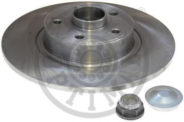 Tarcza hamulcowa tylna 8660001816 Renault (RVI)
