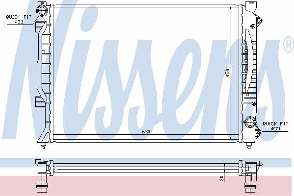 60422A Nissens Chłodnica silnika