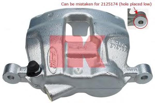 Zacisk hamulcowy przedni prawy 178246 Febi