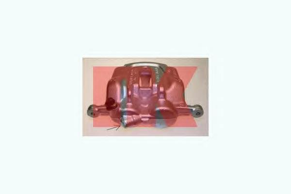 Zacisk hamulcowy przedni lewy 7711135701 Renault (RVI)