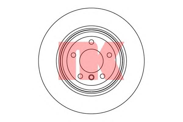 Tarcza hamulcowa tylna 6855004 BMW