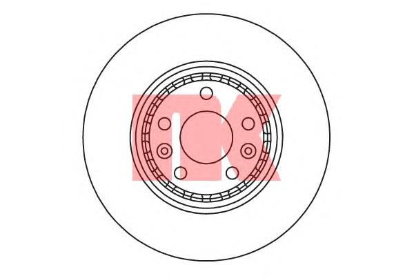 Tarcza hamulcowa przednia Renault (RVI) 402060003R