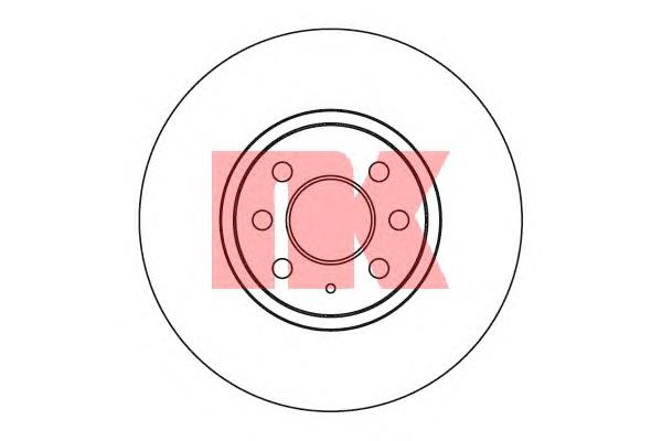 Do koszyka 569006 Opel Tarcza hamulcowa przednia