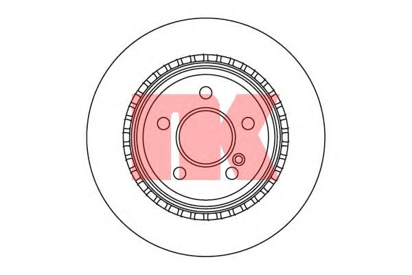 203363 NK tarcza hamulcowa tylna