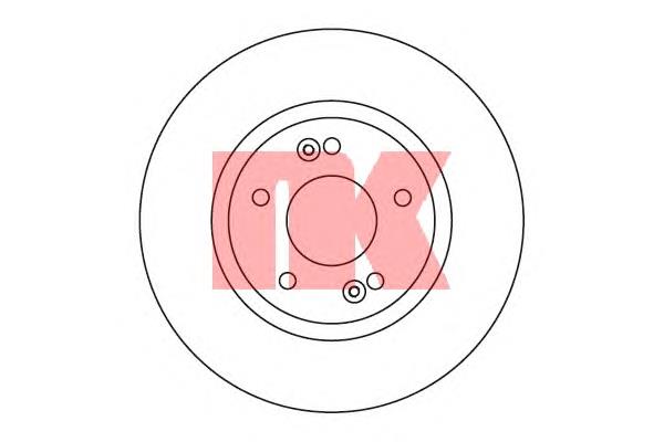 203415 NK tarcza hamulcowa przednia