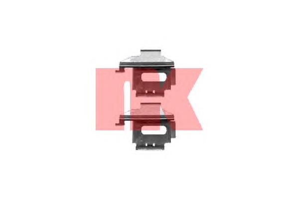 Zestaw sprężynek do mocowania klocków tarczowych przednich VAG 2D0698141 cena, od 5,69 USD