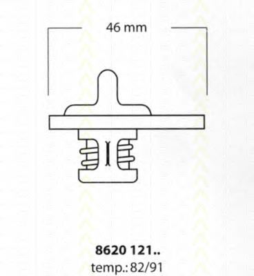 04666140AA Chrysler termostat