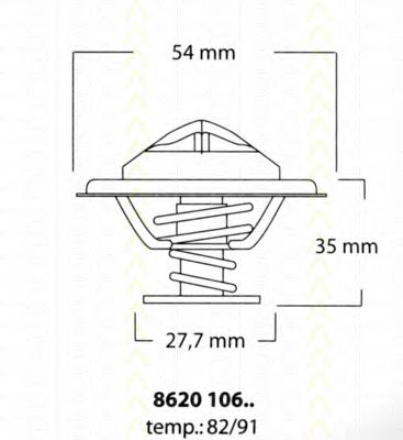 Termostat 1658103 Ford