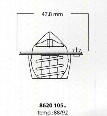 Termostat 1306004 Ford