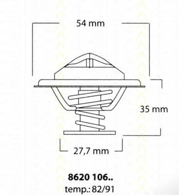 Termostat Renault Koleos (HY0)