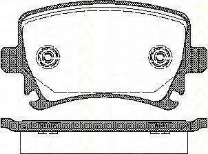 Okładziny (klocki) do hamulców tarczowych tylne VAG 1K0698451D cena, od 38,19 USD