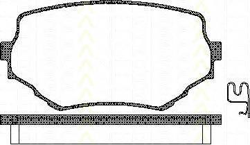 Klocki hamulcowe przednie tarczowe Suzuki 5520084A00000 cena, od 16,28 USD