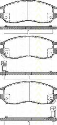 Klocki hamulcowe przednie tarczowe Hyundai/Kia 58101M2A01