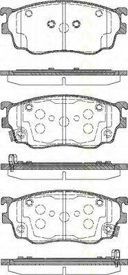 Klocki hamulcowe przednie tarczowe Mazda G1YC3323ZB cena, od 26,11 USD