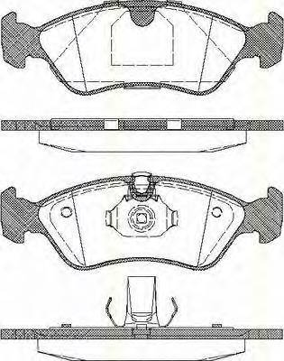 Klocki hamulcowe przednie tarczowe General Motors 4512002 cena, od 15,64 USD