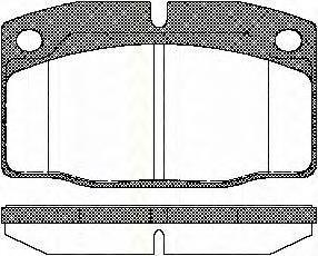 Klocki hamulcowe przednie tarczowe Delphi LP0415 cena, od 17,13 USD