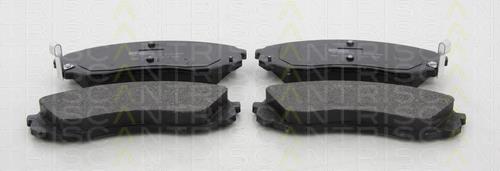 Klocki hamulcowe przednie tarczowe 581014HA01 Hyundai/Kia