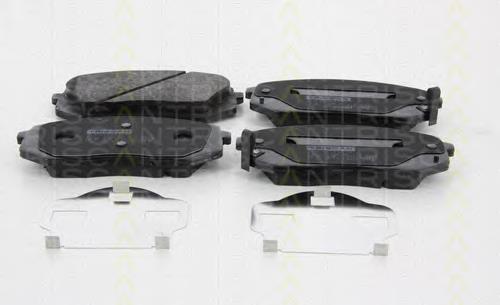 581012YA50 Hyundai/Kia Klocki hamulcowe przednie tarczowe