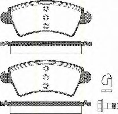 Klocki hamulcowe przednie tarczowe 425203 Peugeot/Citroen