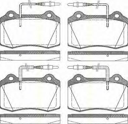 Do koszyka 13046049692 ATE Klocki hamulcowe przednie tarczowe