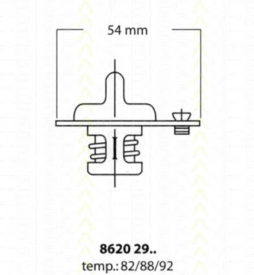 Termostat 21200AX00A Nissan/Infiniti
