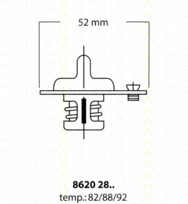 Termostat Vernet 507588