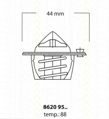 Do koszyka 352317100270 Magneti Marelli Termostat