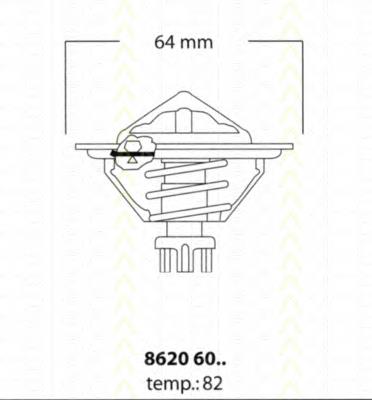 Termostat Nissan/Infiniti 21200V7206 cena, od 11,04 USD