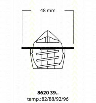 TH141083J Vernet Termostat