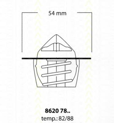 ETC4765 Land Rover termostat