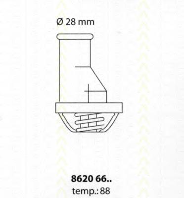 Termostat 819938 VALEO
