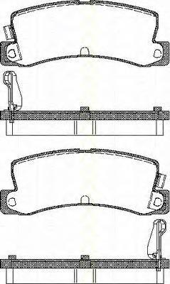 Okładziny (klocki) do hamulców tarczowych tylne Febi 16580