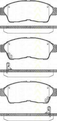Klocki hamulcowe przednie tarczowe Toyota 446502020