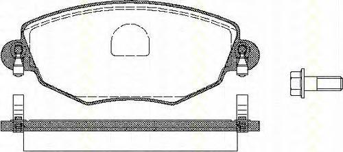 Klocki hamulcowe przednie tarczowe CMX910 Friction Master