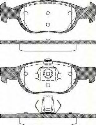 Do koszyka 77362170 Fiat/Alfa/Lancia Klocki hamulcowe przednie tarczowe