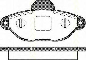 Klocki hamulcowe przednie tarczowe 71770985 Fiat/Alfa/Lancia