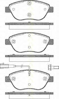 0077365379 Fiat/Alfa/Lancia Klocki hamulcowe przednie tarczowe