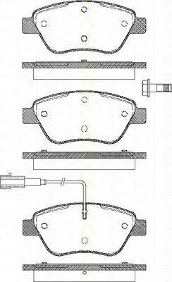 Klocki hamulcowe przednie tarczowe Peugeot/Citroen 1636412880 cena, od 22,71 USD