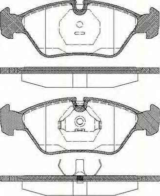 Klocki hamulcowe przednie tarczowe 193100 BMW