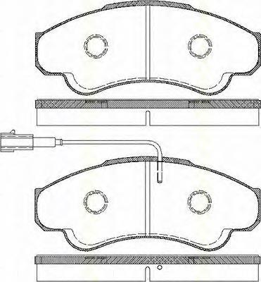 Do koszyka 77364859 Fiat/Alfa/Lancia Klocki hamulcowe przednie tarczowe