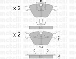 Klocki hamulcowe przednie tarczowe DP42006R EBC Brakes