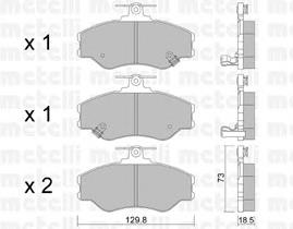Klocki hamulcowe przednie tarczowe SP1072 Hyundai/Kia