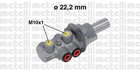 Główny cylinder hamulców Metelli 050730 cena, od 44,75 USD