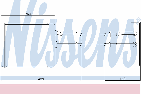 Chłodnica nagrzewnicy (ogrzewacza) Fiat/Alfa/Lancia 0046799655 cena, od 59,59 USD