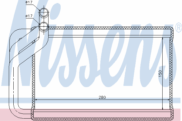 Chłodnica nagrzewnicy (ogrzewacza) KIA Carnival III
